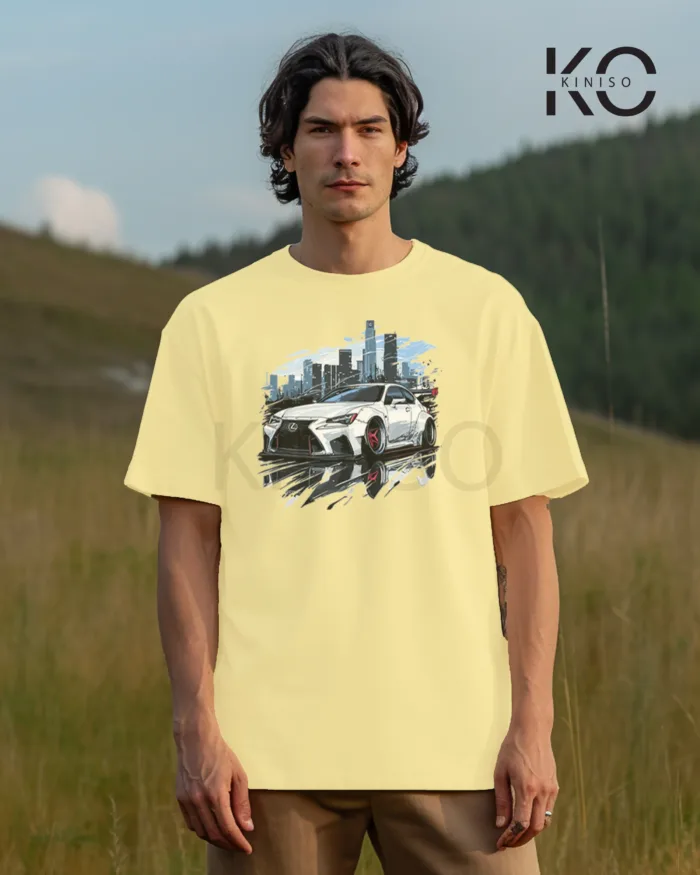 Car t shirt design for men with Lexus Luxury Racing Car Printed - Image 5